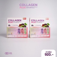 Collagen Plus คอลลาเจน 3 รสชาติ  (CEO Factory nd) Zinc Amino Acid  Chelate  Biotin  Nutrimin-C