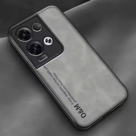 Luxury Magnetic Leather Case For OPPO Reno 7 4G 8 9 Pro Plus 5G Cover Silicone Phone Case For OPPO R