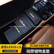 18-25 Style LEXUS LS LS350 LS500h Door Slot Mat Storage Box Anti-Slip Water Coaster Protection Modif