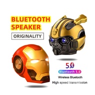 🎁 【Readystock】 + FREE Shipping 🎁 Bumblebee Helmet Bluetooth Wireless Mini Speaker Portable Stereo Loudspeakers For FM Radio USB Mp3 TF Smart Subwoofer