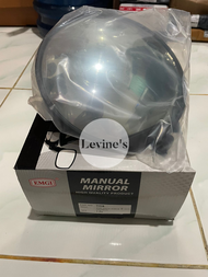 Kaca spion bulat 8inch 1108 merk EMGI / sepion bundar universal / Wide angle mirror / aksesoris kaca