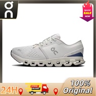 On On Running X4 Men's and Women's Grey Blue Running Shoes