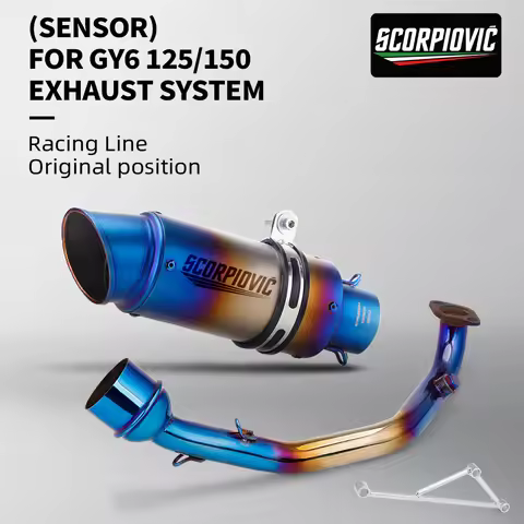 GY6 motorcycle modified contact tube GY6 125 150cc scooter motorcycle exhaust contact contact 152QMI