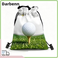 DARBEMY Drawstring Golf Tee Bag, with Hook Portable Golf Valuables Pouch, Professional Waist Pouch W