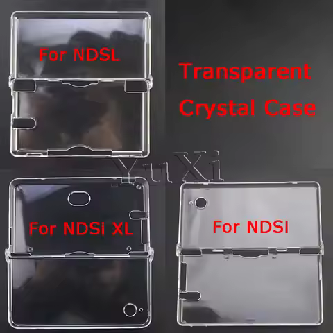 YuXi 1PC For Nintend DS Lite NDSL For DSi NDSi XL Console Transparent Plastic Crystal Case Cover Pro
