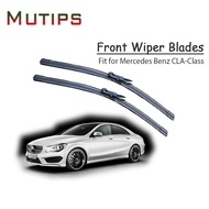 1Set Rubber Car Front Wiper Blade Kit For Mercedes Benz CLA Class CLA 180 200 250 220 CLA45 AMG CDI 