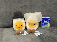 Jellycat 新郎蛋 Amuseables Groom Egg/新娘蛋Amuseables Bride Egg毛公仔