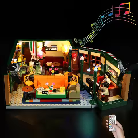 Kyglairng Led Light Kit for LEGO 21319 The Television Series Friends Coffee Shop Centeral Perk (Not 