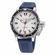 ▶$1 Shop Coupon◀  Nautica Men s Stainless Steel Quartz Silicone Strap, Blue, 22 Casual Watch (Model: