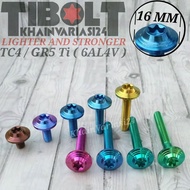 Titanium Bolt gr5 grade5 big head M6 Thread 10 M6 x 10 15 20 25 30 35 40 45 50