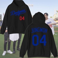 Ready Stock Kpop Enhypen Dodgers Sweatershirt Heseung Jungwon Jay Jake Sunghoon Sunoo Ni-Ki Womens  
