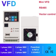 750W Frequency Converter 220V 1 phase to 3 phase 220V 0.75KW Mini VFD Frequency Inverter