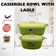 AppleLady Makanan Tray With Cover / Food Serving Bowl /Food Serving Tray/Tray Makanan Buffet Bekas L