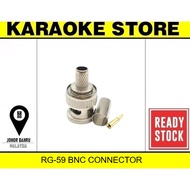 RG-59 BNC CONNECTOR / pcs
