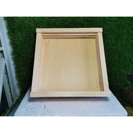 Kota hantaran kayu 11.5inch✘11.5inch✘4inch