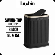 LuxbinTM Tong SampahToilet Dustbin Bilik Air Stainless Steel Kitchen Dustbin Tong Sampah Bertutup Da