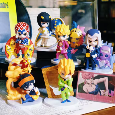 POP MART GONG JOJO's Bizarre Adventure Golden Wind Series Blind Box Mystery Box Toys Ornaments Figur