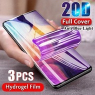 3Pcs Full Cover Anti Blue Light Soft Hydrogel Film For Redmi Turbo 12 12C 13 13C 13R 14C 14R 15 15a 