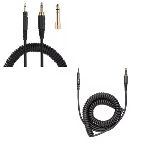 Audio Cable for ATH-M70X M50X M40X M60X Headphone Audio Cable Spring Cable