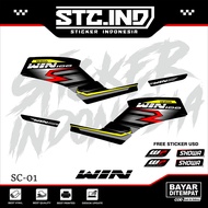 HONDA STRIPING STICKER WIN 100 24HONDA