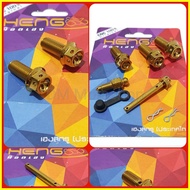 ❐ ◨ ● HENG Gold Caliper Set Bolts for Mio M3, Soulty, Sporty, MSI 125, Mio Soul I, Gravis, Nouvo, G