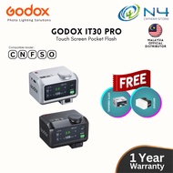 Godox iT30 Pro C/N/S/F/O 2.4G 2.8" Touchscreen Pocket Flash TTL Auto-Exposure 2.4G Wireless on-Camer
