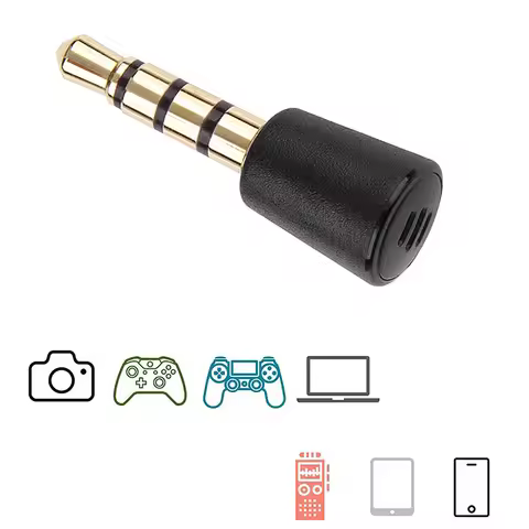 Mic Microphone Replacement for Switch Wii PS5 PS4 PS3 Xbox Controller, and vlogging DSLR Camera, Min