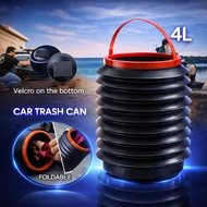 4L foldable car trash can car trash can with lid car trash can with handle dustbin