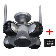 Camera An Ninh Không Dây 10K 20MP Bốn Màn Hình Tự Động Theo Dõi PTZ Giám Sát Thông Minh Với Ứng Dụng