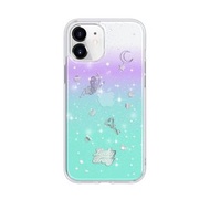 魚骨牌 - iPhone 12 mini Lucky Tracy 保護殼 手機殼 手機套 - 紫/綠