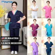 【🇲🇾MALAYSIA READY STOCK】 MEDICAL SCRUB SUIT BAJU SCRUB TOP+PANTS