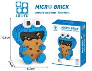 Lego 積木 elmo積木 brick toy toys moppy 芝麻街moppy 粉紅色芝麻街 環球影城 粉紅芝麻街 甜餅怪 elmo cookiemonster cookie monster