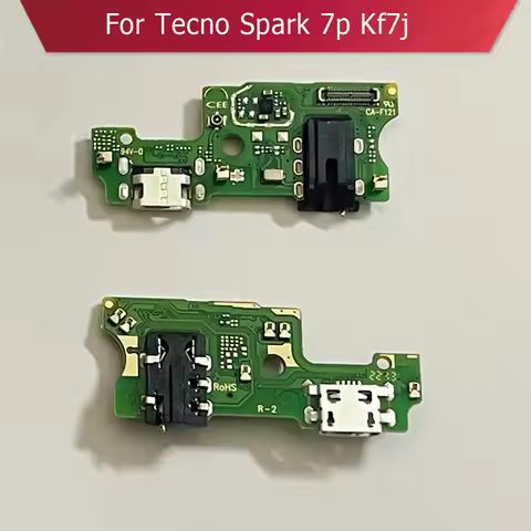 Mobile Phone Charging Dock Connector for TECNO Spark 7P KF7J Charging Port Flex Board Replacement Pa