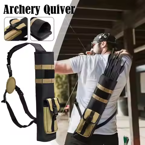 Archery Quiver For There-point Formula, Multifunctional Archery Quiver With Adjustable Strap And Poc