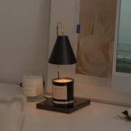 HOOOME 香氛蠟燭暖燈 - 經典大理石款 (黑色)  融蠟燈 可調光