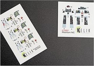 Leskit RSKK72007 McDonnell Aircraft F-4C Phantom 2 Interior 3D Decal (For Fine Molds) Plastic Model 