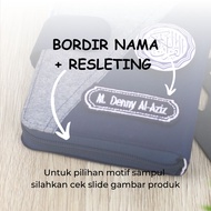 Al Quran Kecil Terjemahan Bordir Nama Mushaf Sampul Custom A6 AZR