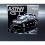 MASH Mini GT 1/64 BMW i7 eDrive50 Black Sapphire 802