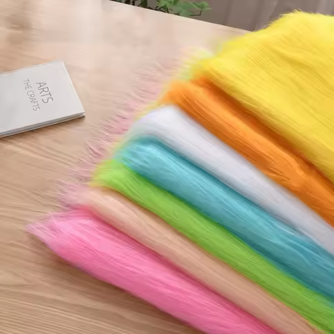 50*50cm/50cm*180cm/100*180cm Long Rabbit Faux Fur Fabric For Patchwork Sewing Material Garment Diy H