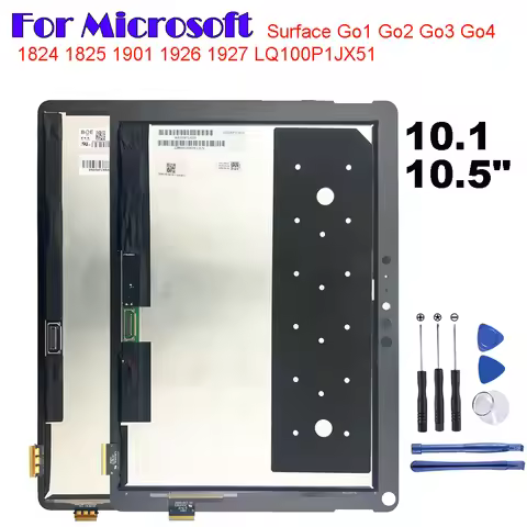 AAA For Microsoft Surface Go Go2 Go3 Go4 Go 1 2 3 4 1824 1825 1901 1926 LCD Display Touch Screen Dig