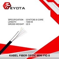 Eyota Cable FO 8core MIni FIG 8fiber Cable Plus Jelly Tube 1000m