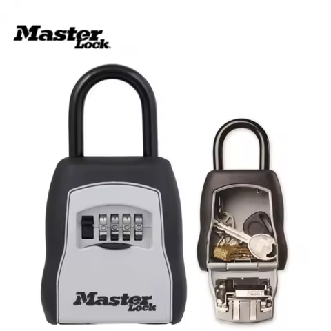 Master Lock Key Lock Box 5400D Outdoor Lock Box for House Keys Organizer Boxes Safe with Combination