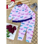 Kids Girl Pyjamas Doll Pajamas Set Baju Tidur Budak Baju Tidur Kanak-kanak Perempuan [Baby Gap][4-10