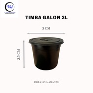 BLACK GALLON TANK 3 LITER SIZE CHEAPEST SLAMETAN TANK/