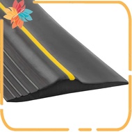 Universal Garage Door Bottom Threshold Seal Strip Weatherproof Rubber (10Ft, Black)