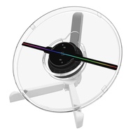 3d懸浮投影機 Wifi 3D Fan Hologram Projector 25CM   3D全息風扇螢幕旋轉顯示虛擬立體成像WiFi戶外廣告機LED LOGO投影儀 3D holographic 