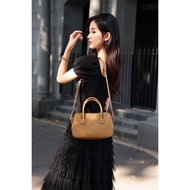 Molisa รุ่นใหม่ กระเป๋าถือ สะพายข้าง หนังวัว จุของได้เยอะ  #6920