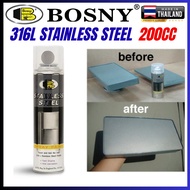 BOSNY B120 100% 316L STAINLESS STEEL SPRAY PAINT 200CC (MADE IN THAILAND)