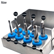 set Dental Implant Drills Kit Maxillary Sinus Lift Implant Kit Surgical Implant System Burs/8Pcs