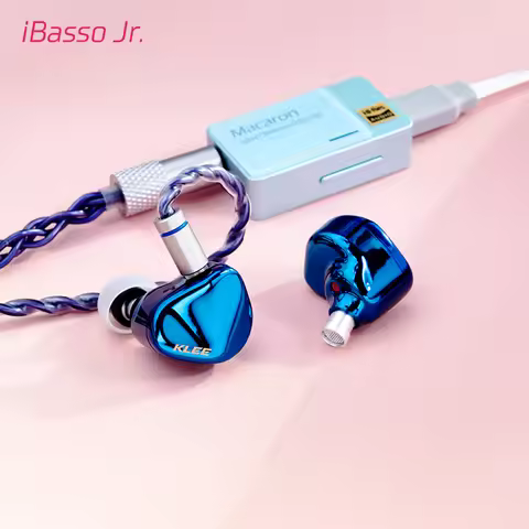 IBasso Jr. Klee In Ear 3.5 and 4.4 Interface HIFI Music Gaming Earphones